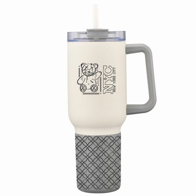 3-in-1 Stainless Steel 20 oz Tumbler and Cooler with Handle